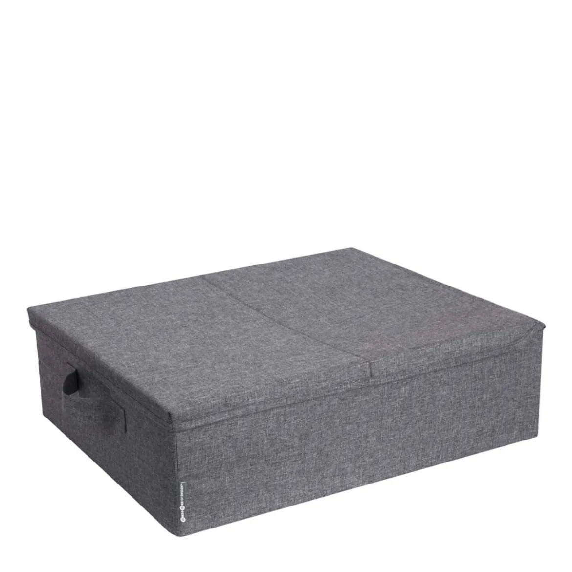 Grande boîte de rangement plate en tissu