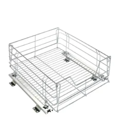 Grand panier coulissant pour placard de cuisine