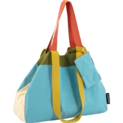 Grand sac en toile coloré
