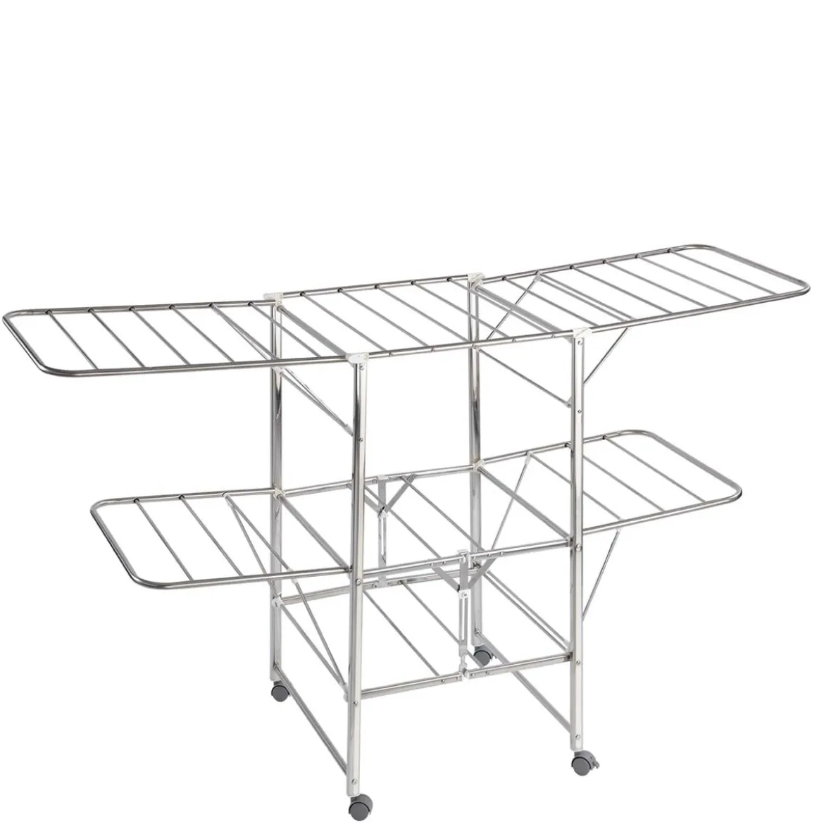 Grand étendoir à linge en inox