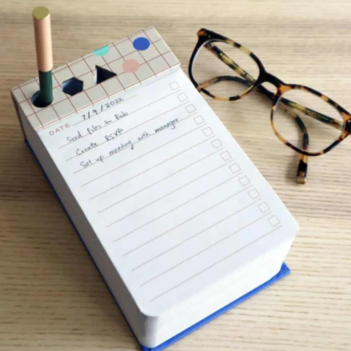 Gros bloc de to-do list