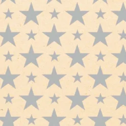 Gros rouleau de papier cadeau 50 mètres kraft à étoiles