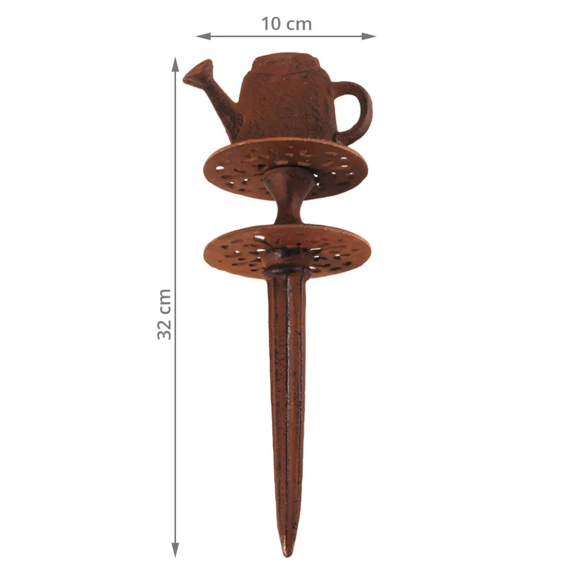 Guide tuyau d'arrosage en fonte
