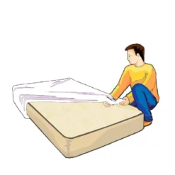 Housse de protection pour matelas 2 places