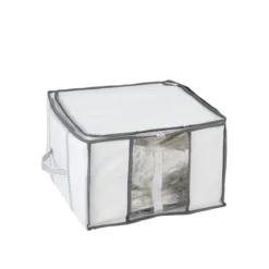 Housse de rangement sous vide blanche avec sangles (taille S)