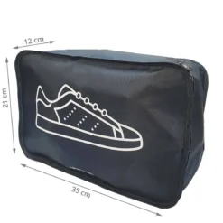 Housse de voyage grise pour baskets