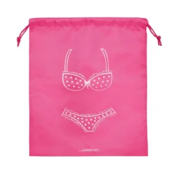 Housse de voyage pour lingerie femme rose