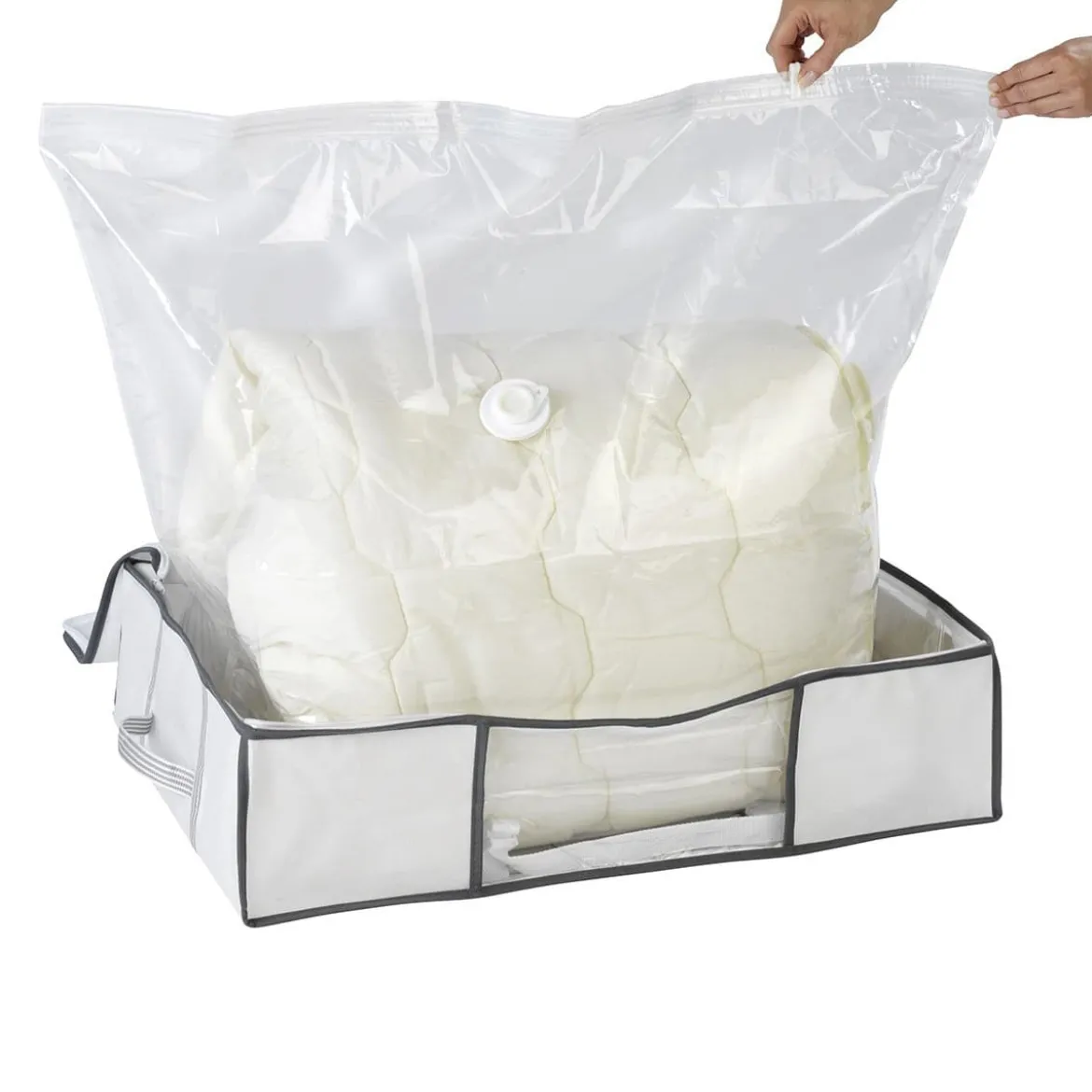 Housse sous vide plate avec sangles (M)