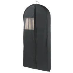 Large housse pour vêtements en polypropylène noir imperméable