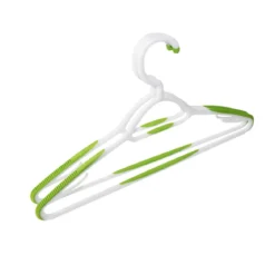 Lot de 2 cintres en plastique antiglisse