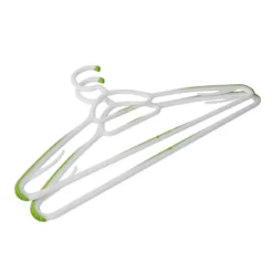 Lot de 2 cintres en plastique antiglisse