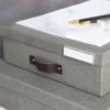 Lot de 4 porte étiquettes à clipser en métal