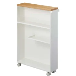 Meuble de rangement étroit pour toilettes