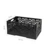Mini Cagette en plastique noir empilable et pliable