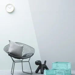Mini Cagette en plastique turquoise empilable et pliable