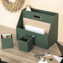 Organisateur de bureau pour mug et ordinateur
