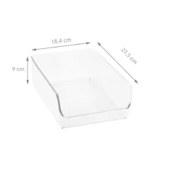 Organisateur de placard M en plastique transparent