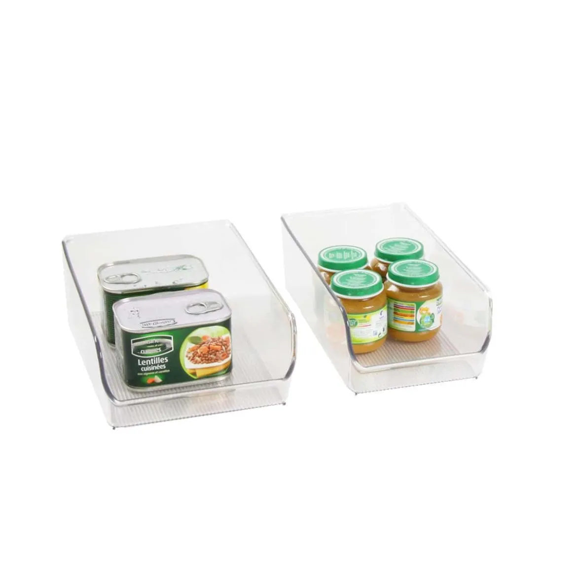 Organisateur de placard S en plastique transparent
