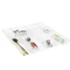 Organisateur L rectangulaire en acrylique pour tiroirs
