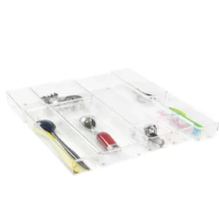 Organisateur L rectangulaire en acrylique pour tiroirs