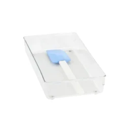 Organisateur L rectangulaire en acrylique pour tiroirs