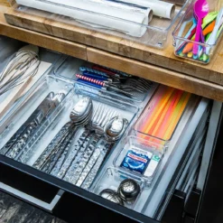 Organisateur M rectangulaire en acrylique pour tiroirs