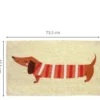 Paillasson chien saucisse