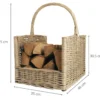 Panier à bûches en osier