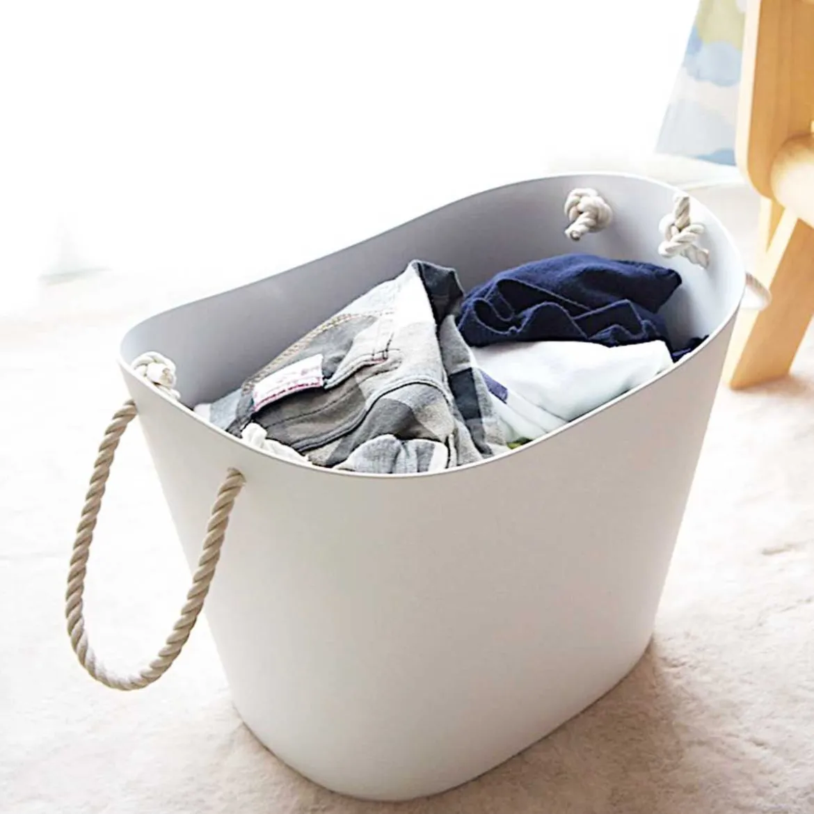 Panier de rangement design Blanc
