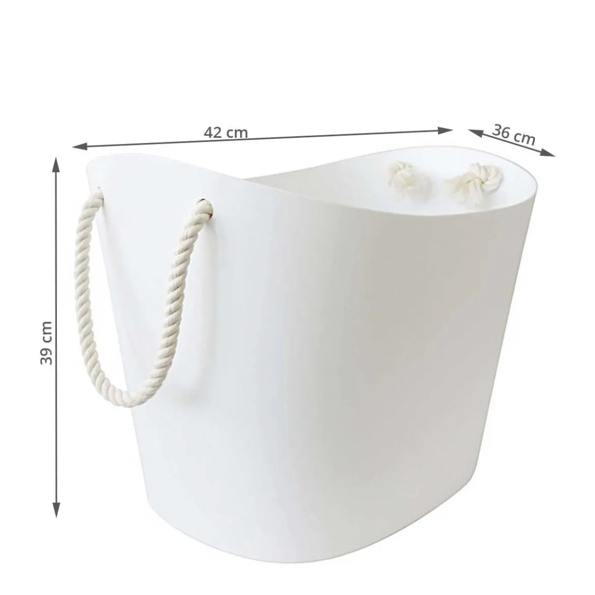 Panier de rangement design Blanc
