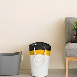 Panier de rangement design. Gris