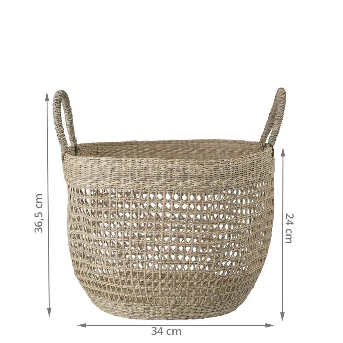 Panier de rangement rond