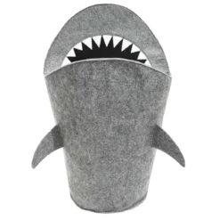 Panier à jouets requin en feutre
