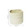 Panier rond pour salle de bain L