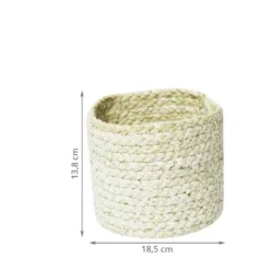 Panier rond pour salle de bain L