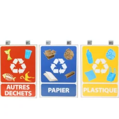 3 Panneaux de tri sélectif