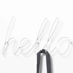 Patère blanche Hello
