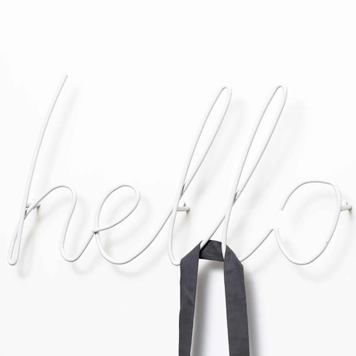 Patère blanche Hello