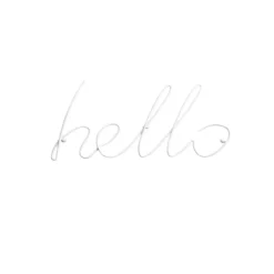 Patère blanche Hello