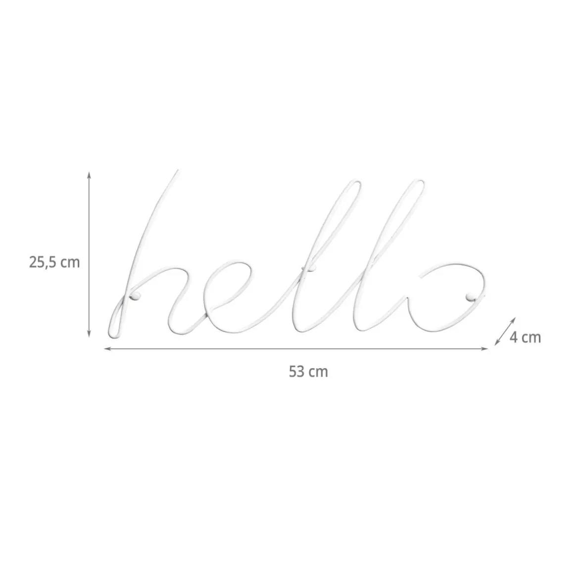 Patère blanche Hello