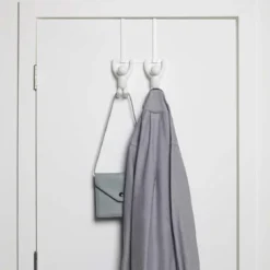 Patère double de porte ludique