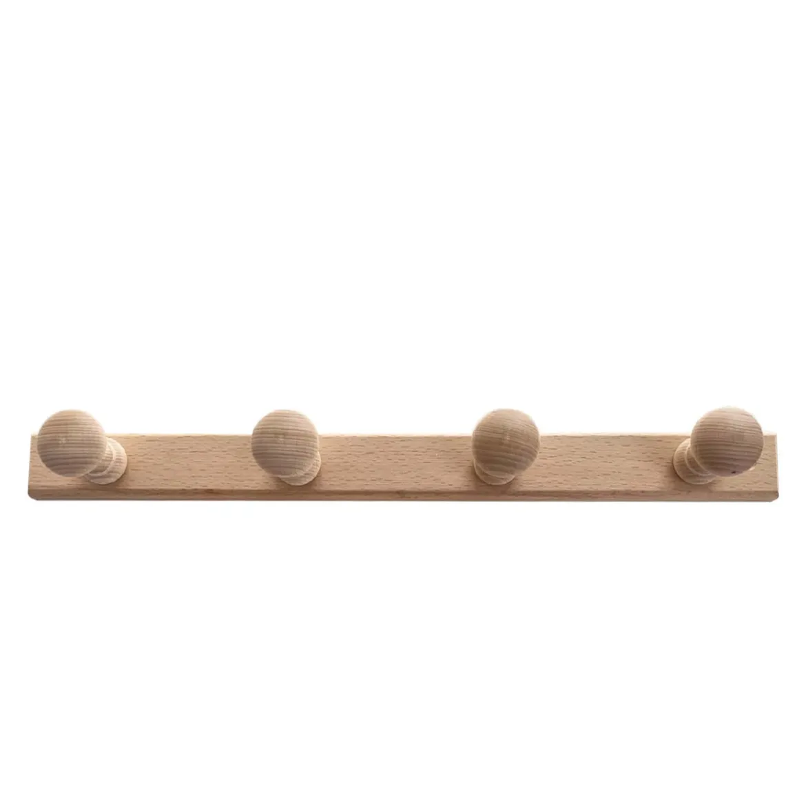 Patère en bois 4 têtes