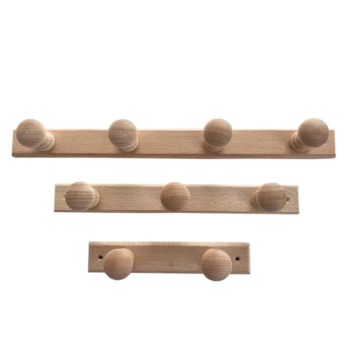 Patère en bois 4 têtes
