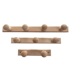 Patère en bois 2 têtes