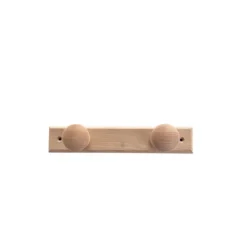 Patère en bois 2 têtes