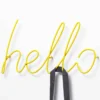 Patère jaune Hello