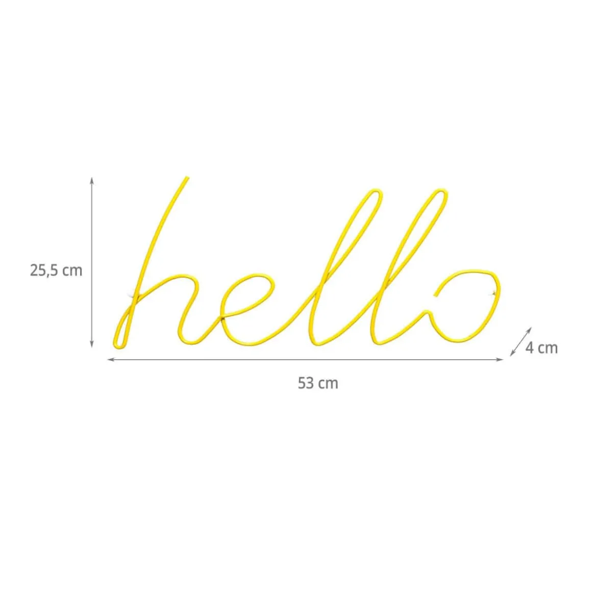 Patère jaune Hello