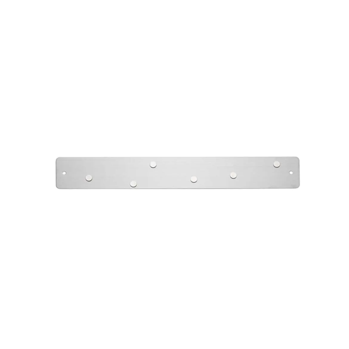Petite barre magnétique murale en inox avec 6 aimants fins et puissants