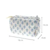 Petite trousse de toilette matelassée