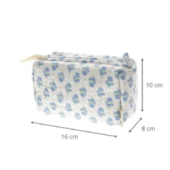 Petite trousse de toilette matelassée